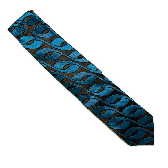 Dolce & Gabbana Other - Dolce & Gabbana Blue and Brown Patterned Tie